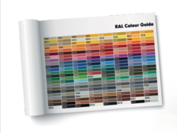 A Ral colour swatch book