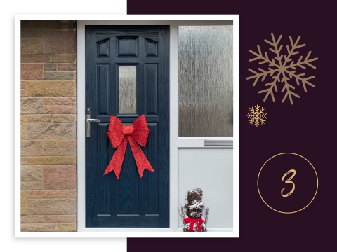 A Bow On A Door How To Give Your Home A Fantastic Festive Look