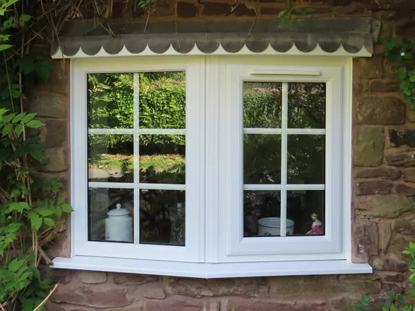 A classic white Extreme UPVC casement window