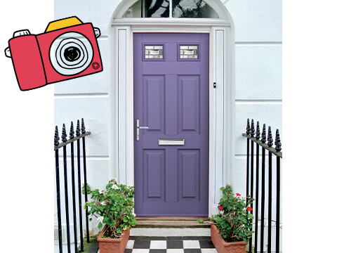 A Purple Front Door