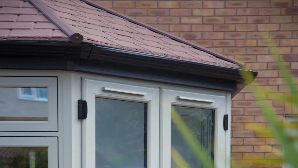 Flush Window Frames on Tiled Roof Conservatory