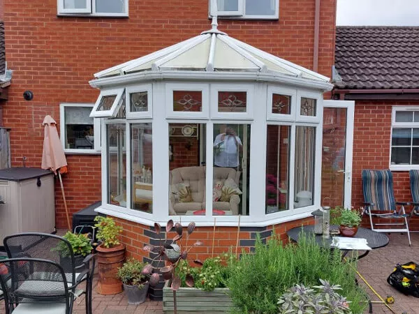 Edwardian conservatory before