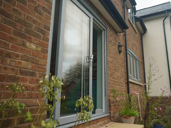 Hazy Grey Patio Doors