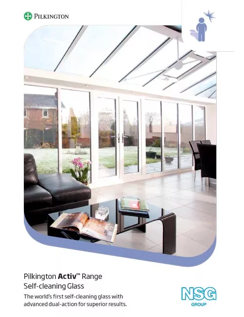 Pilkington Activ Glass sample