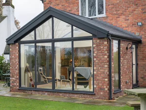 Solid roof conservatory