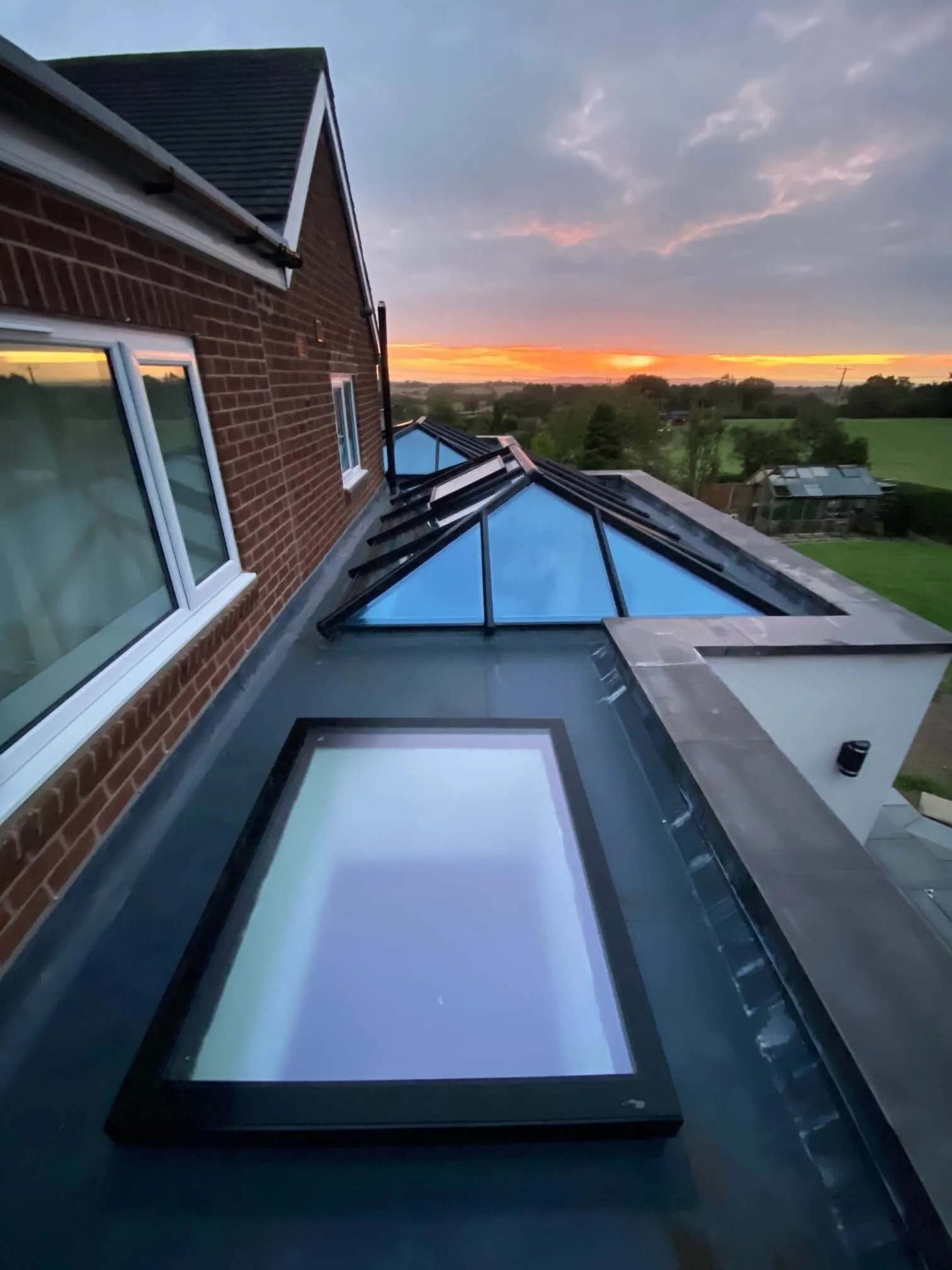 Utraframe falat and gable roof lanterns