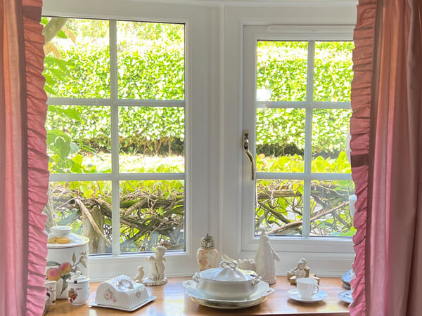 The inside of a white Extreme UPVC casement window