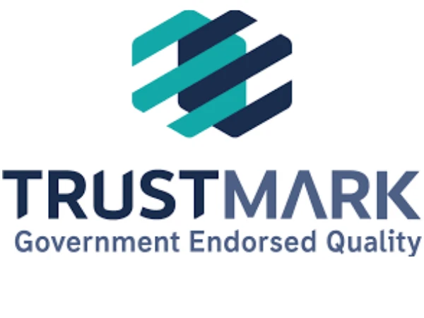 Trustmark logo with words government endorsed quality below