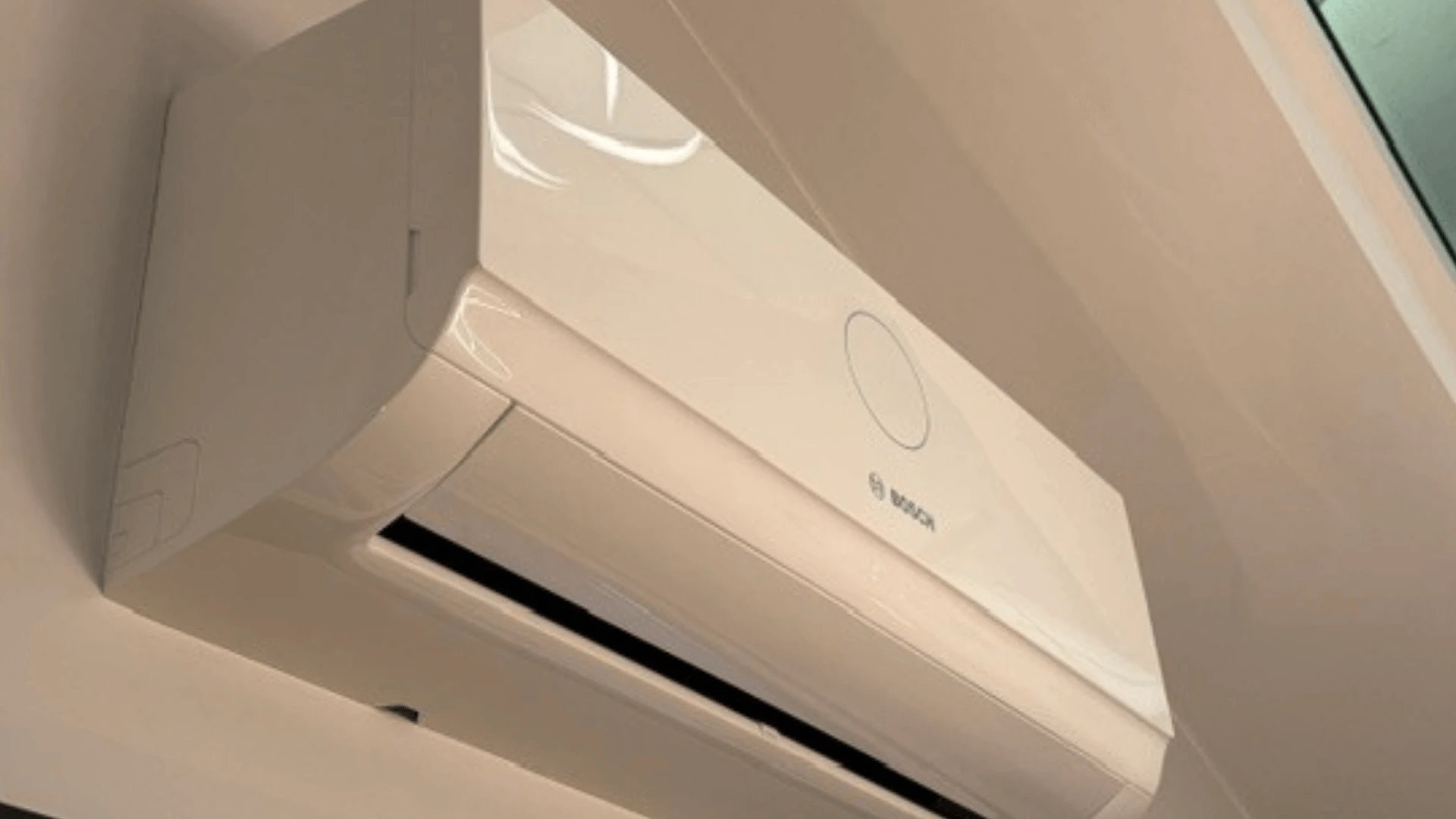 Worcester Bosch air conditioning unit inside a hup - inner