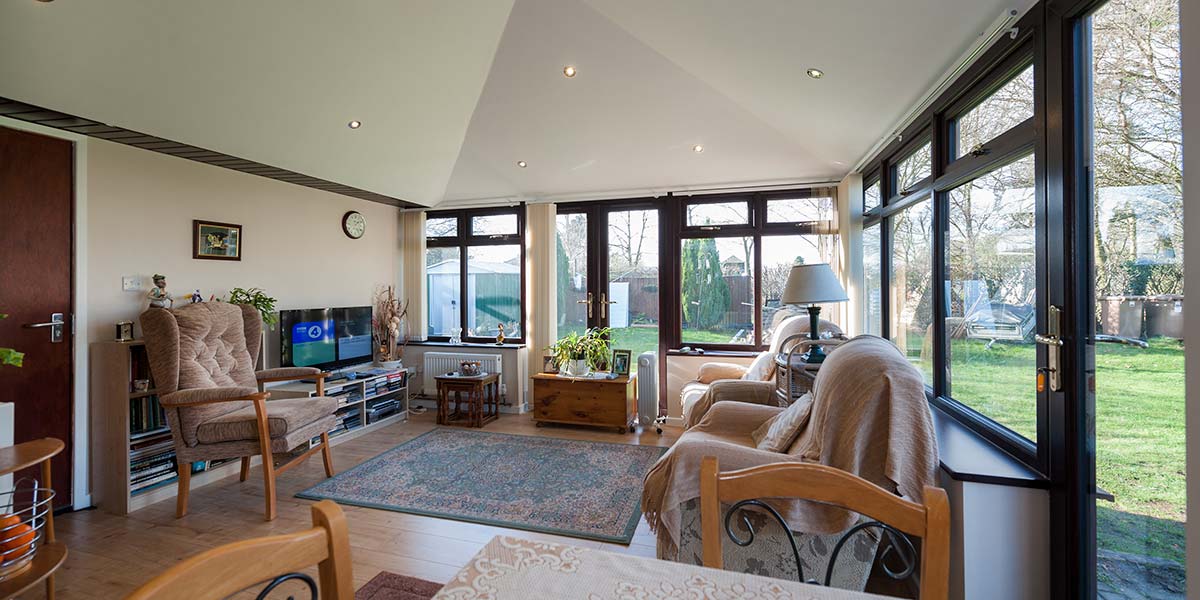 Solid Roof Edwardian Conservatory Internal View