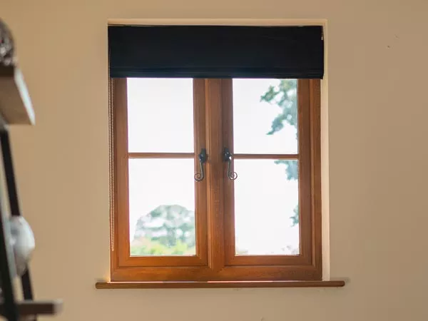 UPVC French Windows in wood effect