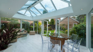 Glass-To-Floor Conservatory Internal View