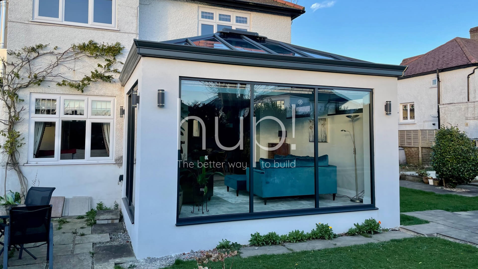 hup! Glass Roof Extension - External View