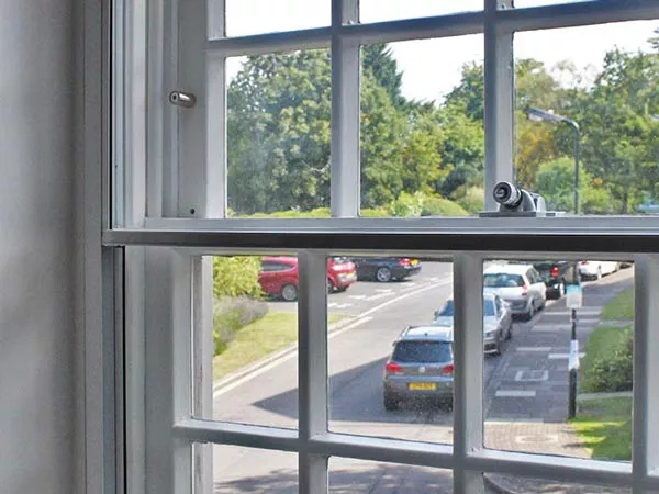 Incarnation Secondary Glazing fitted to white sash window