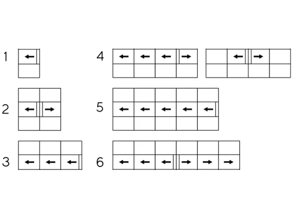 5 Door Opening Configurations