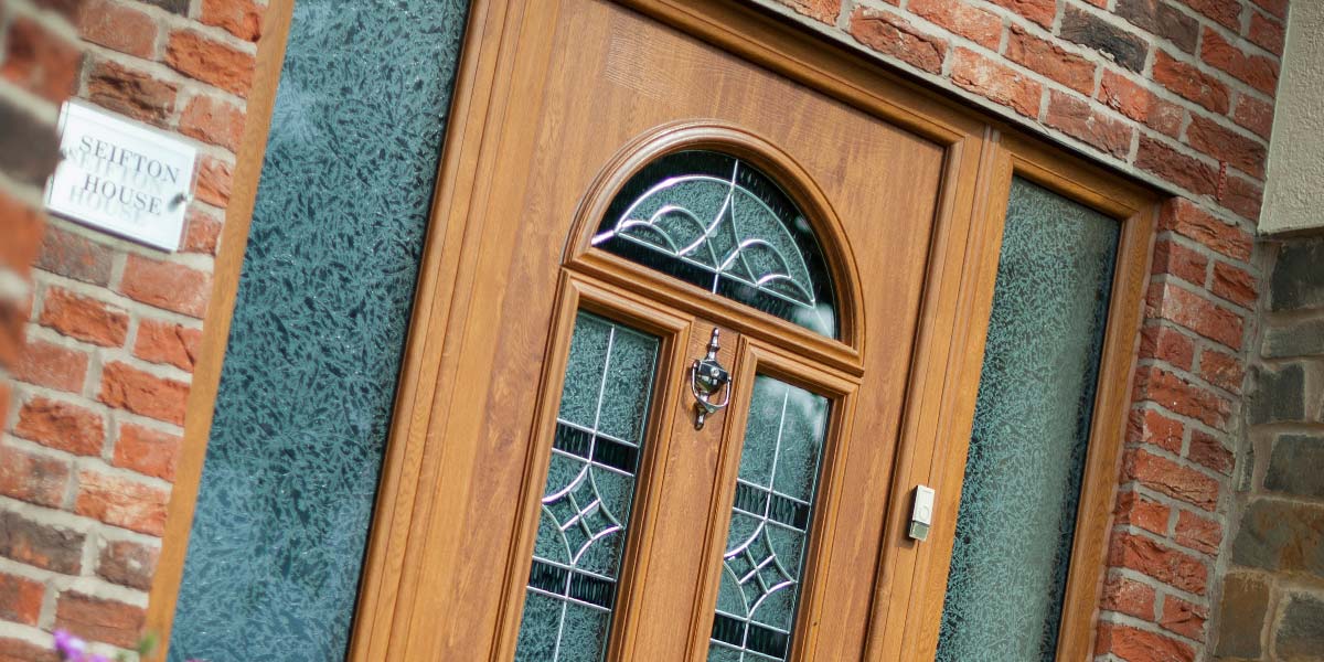 Golden Oak Composite Door
