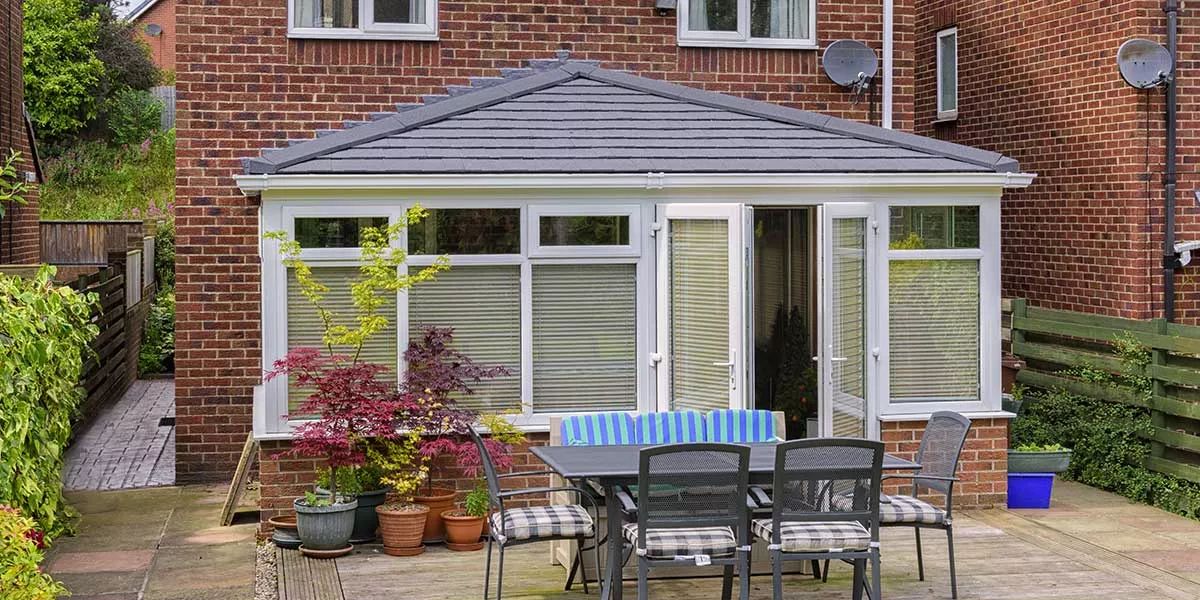 Tiled Roof Edwardian Conservatory