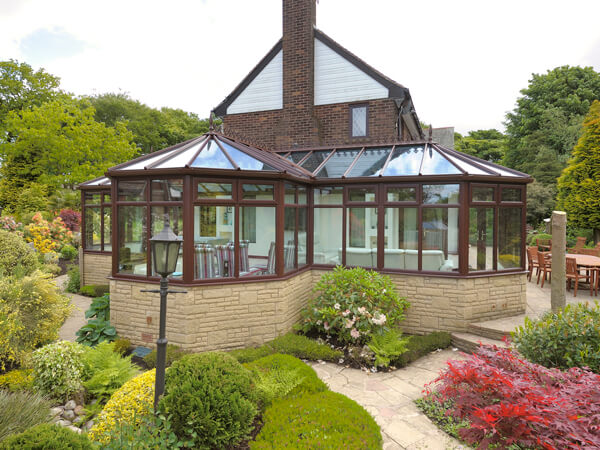 T Shaped Conservatory