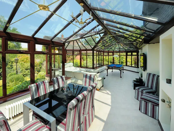 T Shaped Conservatory