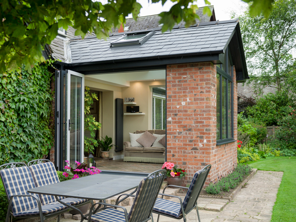 Tiled Roof Extension with Bi-Folds