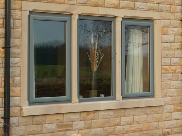 UPVC grey Casement Windows