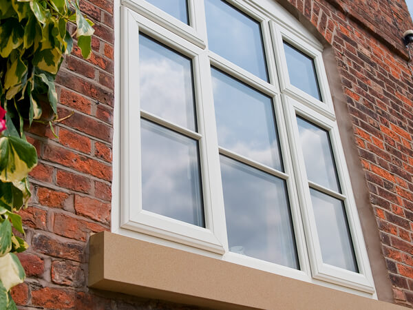 White Upvc Cottage Windows